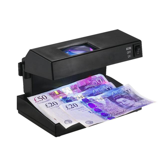كاشفة النقود المزيفة 10 واط - أسود Crony Money Detector Banknote Verifiers - SW1hZ2U6NjAxMzMz