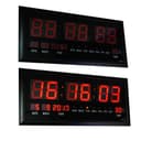 ساعة حائط رقمية مع جهاز تحكم قياس 110×55 سم Digital wall Clock with remote control - Crony