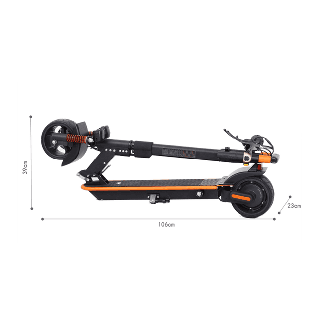 CRONY Top Speed 40KM/H 8 inch wide tyre electric scooter Replaceable battery prolong riding distance - SW1hZ2U6NjE2NzMw