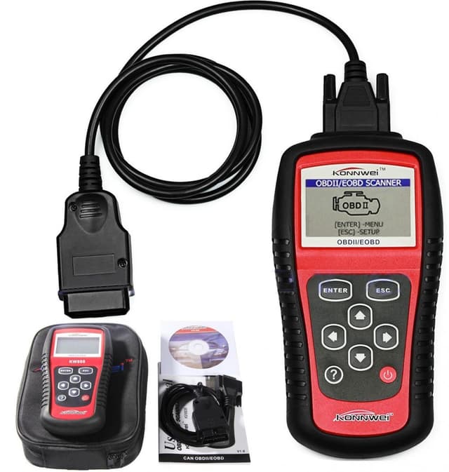 KONNWEI KW808 OBD2 Scanner EOBD Auto Code Reader Scanner Automotive Function Same As MS509