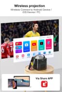 بروجكتر محمول للمعلمين بنظام أندرويد CRONY K5 upright Projector 800 ANSI