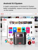 بروجكتر محمول للمعلمين بنظام أندرويد CRONY K5 upright Projector 800 ANSI