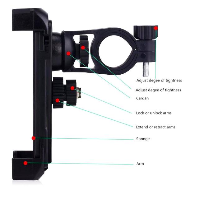 CRONY CN-M365 Mobile Phone Stand Mobile phone holder used on bicycle - SW1hZ2U6NjAyMDcw