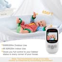 CRONY 2.4inch TFT LCD Baby Monitor Wireless Video Baby Monitor Camera