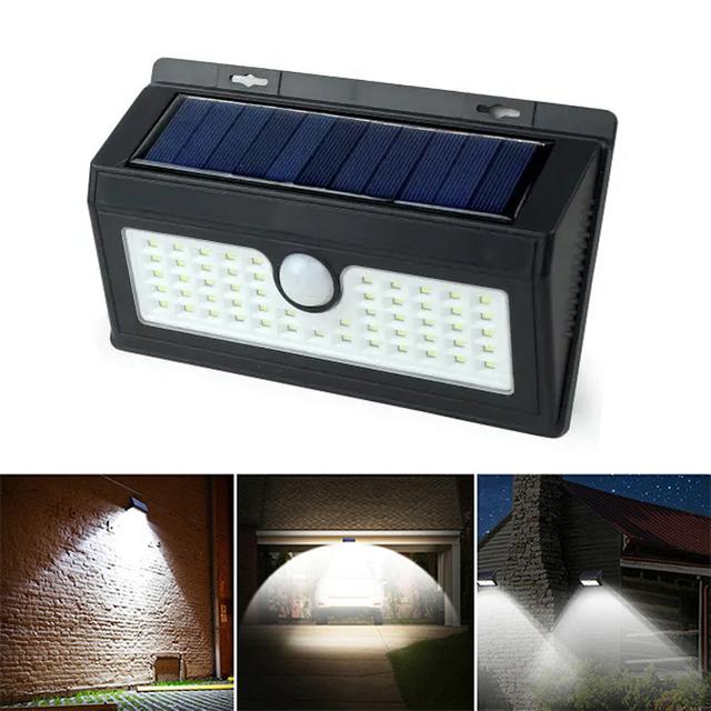 CRONY 2638A SH-52ALED Solar Powered LED Wall Light Solar Powered Solar Cell COB Wall Lamp - SW1hZ2U6NjAyMTEz