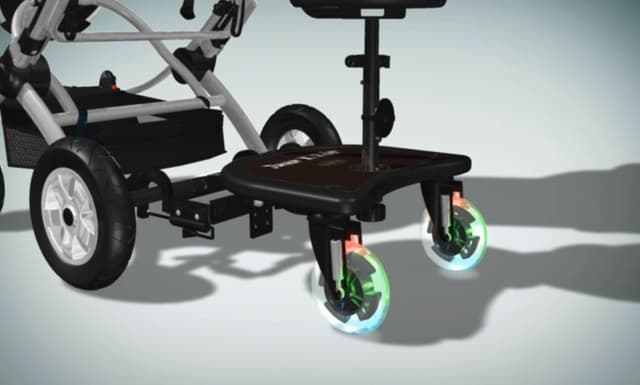 مقعد عربة أطفال اضافي بامبل اند بيرد Bumble & Bird Universal Buggy Board 2-Wheels Safe Seat