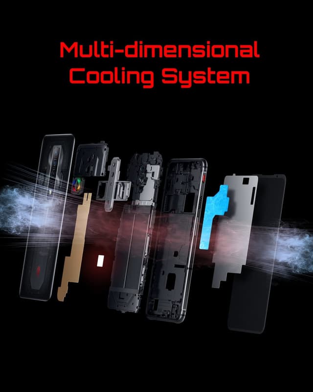 جوال رد ماجيك نوبيا 7 فايف جي Nubia Red magic 7 5G Gaming Phone رامات 18 جيجا – 256 جيجا تخزين