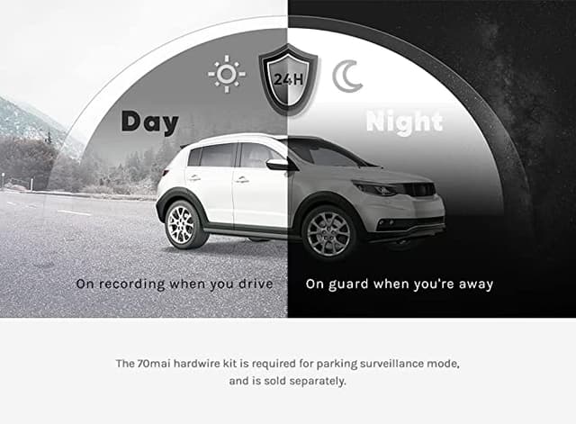 داش كام للسيارة أمامية وخلفية 70Mai Dash Cam A800s + Rear Set