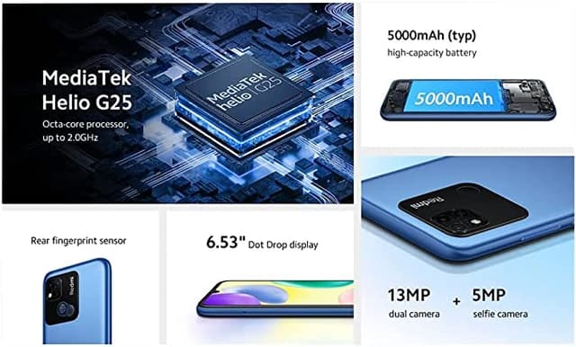 Xiaomi Redmi 10A Smartphone Dual-Sim Ram 2GB _Rom 32GB