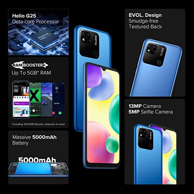 Xiaomi Redmi 10A Smartphone Dual-Sim Ram 2GB _Rom 32GB