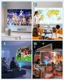 بروجكتر أندرويد محمول بالبطارية بدقة 1080p بكسل Xgimi MoGo Pro Portable Full HD Projector