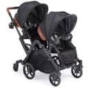 Kolcraft - Contours Curve Double Stroller Jet Black