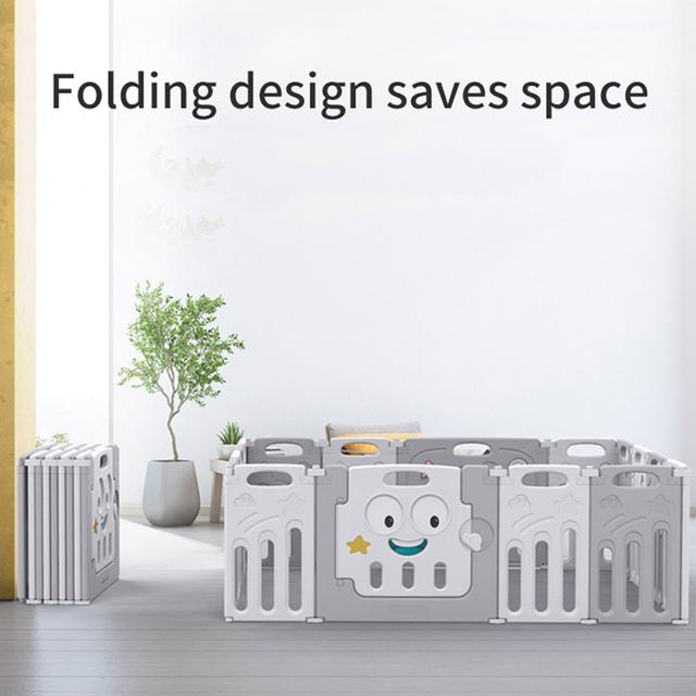 محبس اطفال كبير مع قفل امان بامبل اند بيرد Bumble & Bird Safety Lock Baby Safety Large Playpen - SW1hZ2U6NjYxNTQ1