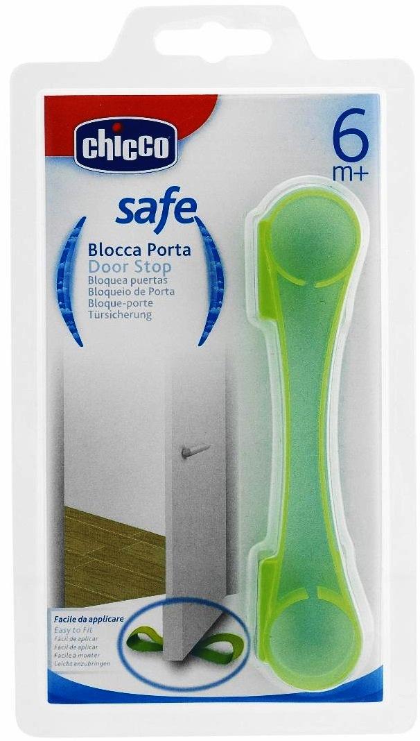 موقف اغلاق باب شيكو من السيليكون Chicco Door Stop Green