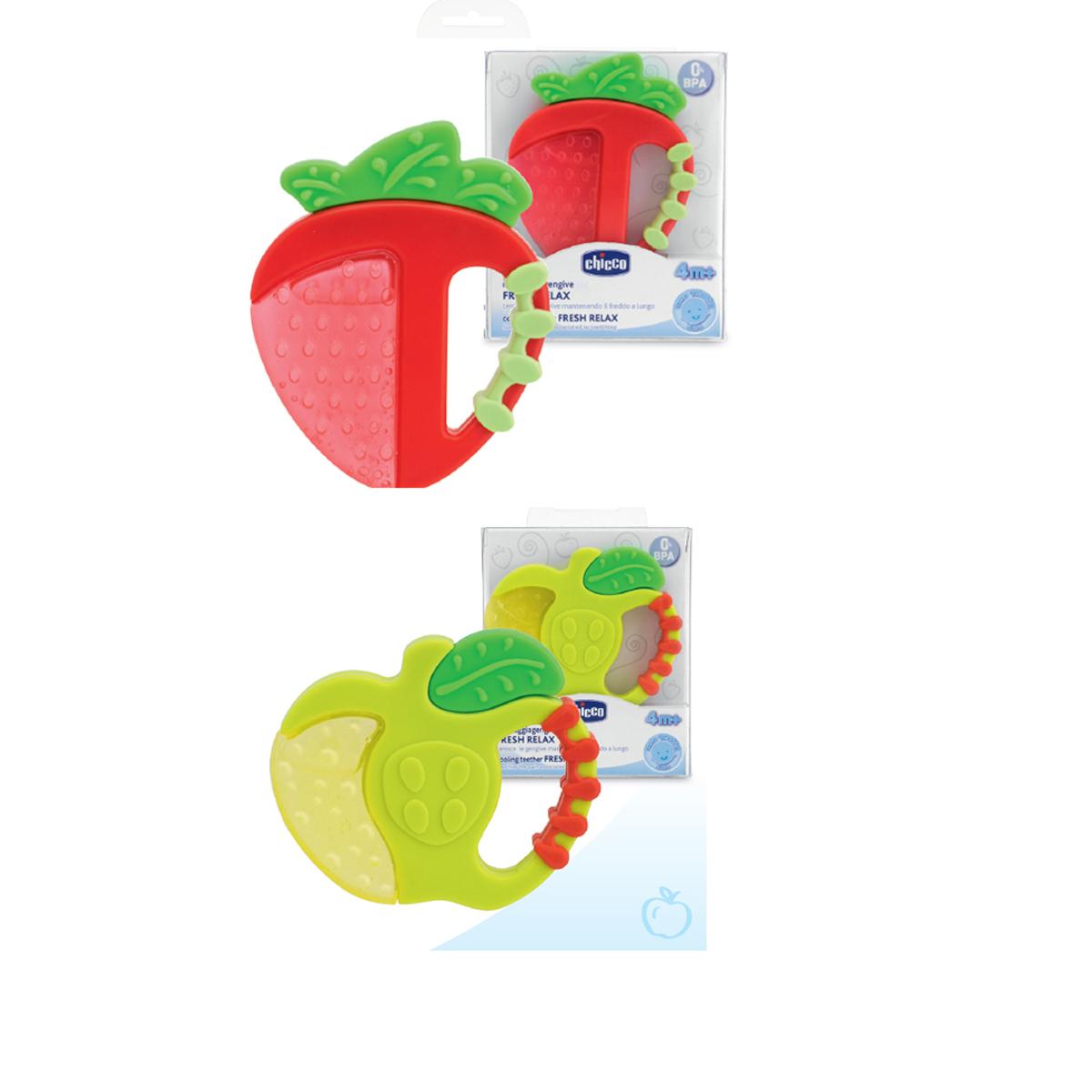 عضاضة اطفال شيكو Chicco 1pc Fresh Relax Teething Ring 4m+