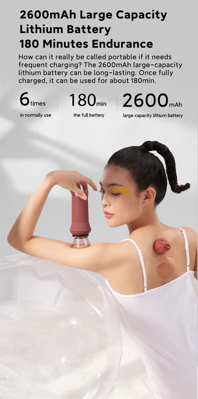 جهاز الحجامة الذكي والتدليك الكهربائي (الجواشا) Zdeer Intelligent Cupping Scraping Massager