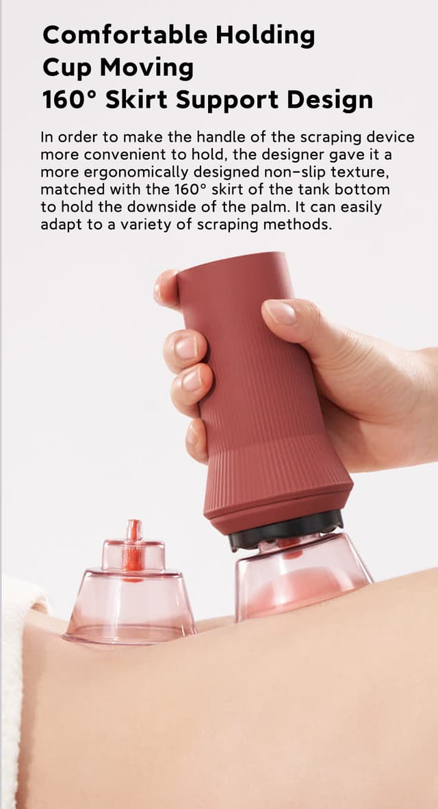 جهاز الحجامة الذكي والتدليك الكهربائي (الجواشا) Zdeer Intelligent Cupping Scraping Massager