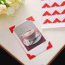O Ozone 10 Sheets Photo Mounting Corners Stickers Self Adhesive Colorful Decor Picture Album Kraft Paper Stickers Protector for DIY Crafts Scrapbooking Album Dairy Frame -Multicolor - SW1hZ2U6NjI2MTg5