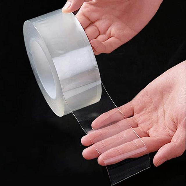 O Ozone 10M Strong Adhesive Tape for Kitchen and Home Use [ Waterproof Tape, Mold and Mildew Proof Tape ] [ Size: 5cm width & 10M Long ] [ Strong Sealant ] - SW1hZ2U6NjI2MjQ3