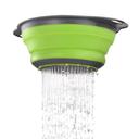 O Ozone 2 in 1 Foldable Silicone Kitchen Strainer [ Rice Strainer , Pasta Strainer , Vegetable Strainer , Fruits Strainer ] [ Heat Proof ] [ Food Grade Material ] Colander - Green - SW1hZ2U6NjI2Mzg5