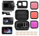 O Ozone 21 in 1 Kit Compatible for GoPro Hero 10 /Hero 9 Action Camera Accessories with Carry Case, Silicone Cover, Waterproof Case, Tempered Glass Protector, Lens Filters for Hero 10 / Hero 9 Black - SW1hZ2U6NjI2NDcz