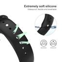 O Ozone 22mm Silicone Watch Band Compatible With Samsung Galaxy Watch 3 45mm / Galaxy Watch 46mm / Gear S3 Frontier / Classic / Watch GT 2 46mm Bands, Soft Silicone Smart Watch Wristband Women- Black - SW1hZ2U6NjI2NDk0