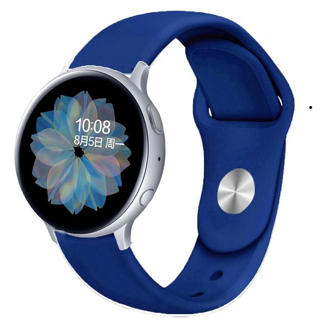 سوار ساعة سامسونج (حزام ساعة) سيليكون 22 مم – كحلي  O Ozone Watch Band Compatible With Samsung Galaxy Watch 3 - SW1hZ2U6NjI2NTM1
