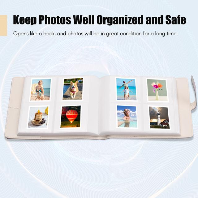 O Ozone 256 Pockets Polaroid Book Photo Albumfor Fujifilm Instax Mini 11 90 70 9 8+ 8 LiPlay Instant Camera, Polaroid Snap SnapTouch PIC-300 Z2300 Instant Camera (Pink) - SW1hZ2U6NjI2NTY5