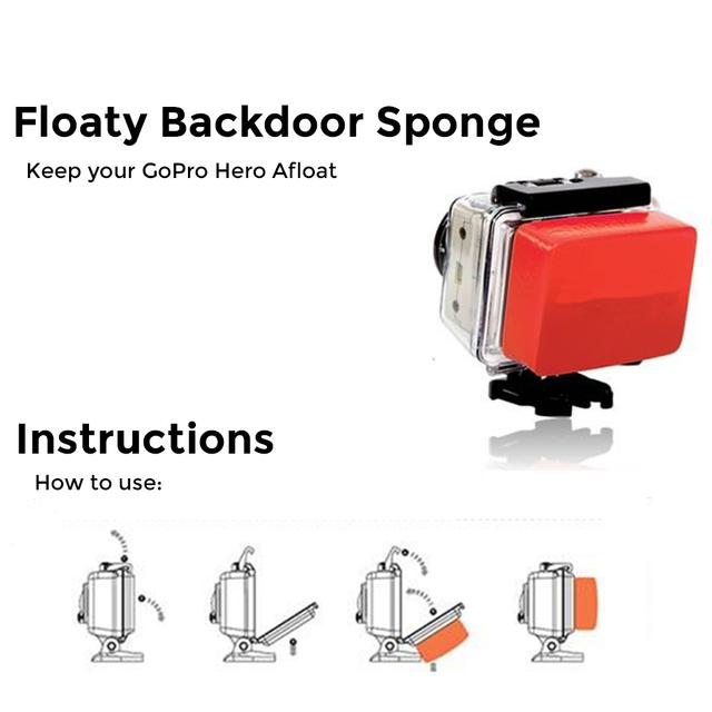 إسفنجة الطفو لكامير جوبرو 3M Adhesive Floaty Backdoor Sponge Action Camera Anti-Sink - O Ozone - SW1hZ2U6NjI2NjA1