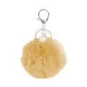 علاقة مفاتيح كرة فرو بيج O Ozone – Fur Keychain Pompoms Soft Fluffy Keyring – Beige - SW1hZ2U6NjI4MDY5