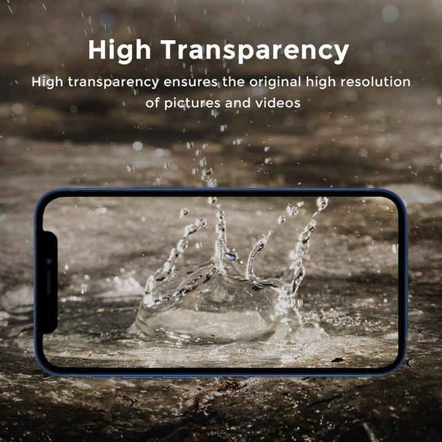 غطاء عدسة الكاميرا هاتف Apple iPhone 12 حزمة 2في1 Invisible Defender Mini Tempered Glass Lens Protector - Ringke - SW1hZ2U6NjI4MDgw