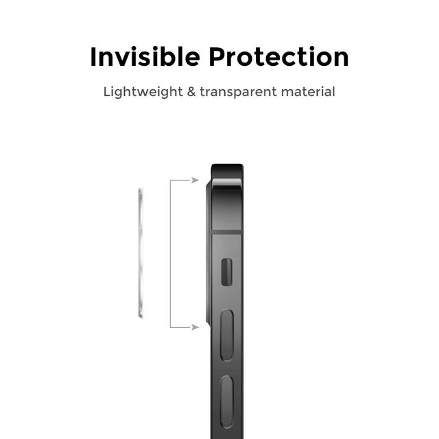 غطاء عدسة الكاميرا هاتف iPhone 12 Mini حزمة 2في1 Invisible Defender Mini Tempered Glass Lens Protector - Ringke - SW1hZ2U6NjI4MDkz