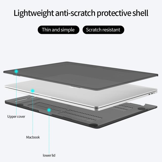 كفر ماك بوك شفاف 16 بوصة 2019 أبيض رخامي O Ozone - Hard Case for Macbook Pro 16 Inch Cover 2019 UV Printed Compatible with A2141 White Marble - SW1hZ2U6NjI4MjE3