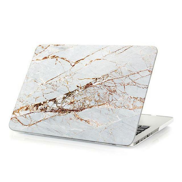 كفر ماك بوك شفاف 16 بوصة 2019 أبيض رخامي O Ozone - Hard Case for Macbook Pro 16 Inch Cover 2019 UV Printed Compatible with A2141 White Marble - SW1hZ2U6NjI4MjEz