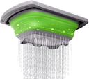 مصفاة مطبخ سيليكون قابلة للطي أخضر Foldable Silicone Kitchen Strainer – Green - O Ozone - SW1hZ2U6NjI4NTY5