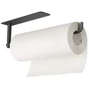O Ozone Kitchen Tissue Holder [ Towel Rack, Spoon Spatula Holder ] Adhesive Roll Tissue Dispenser [ Stick it on the Wall or Under Cabinet ] Storage Rack - Black - SW1hZ2U6NjI4NTkz