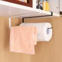 O Ozone Kitchen Tissue Holder [ Towel Rack, Spoon Spatula Holder ] Hanging Roll Tissue Dispenser [ Hang it on the Shelf Doors, or Cuboard or Under Cabinet ] Storage Rack - White - SW1hZ2U6NjI4NjA2