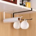 O Ozone Kitchen Tissue Holder [ Towel Rack, Spoon Spatula Holder ] Hanging Roll Tissue Dispenser [ Hang it on the Shelf Doors, or Cuboard or Under Cabinet ] Storage Rack - White - SW1hZ2U6NjI4NjA4