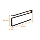 حامل مناديل مطبخ رول ستانلس ستيل ابيض من او اوزون O Ozone Kitchen Tissue Holder Towel Rack Spoon Spatula Holder White - SW1hZ2U6NjI4NjEw