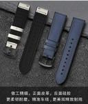 سوار ساعة سامسونج (حزام ساعة) جلد طبيعي 22 مم – أسود   O Ozone Band Compatible With Samsung Galaxy Watch 3 - SW1hZ2U6NjI4NjY0