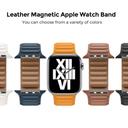 حزام ساعة أبل جلد 42/44/45 مم – بني  O Ozone Magnetic Loop Strap for Apple Watch - SW1hZ2U6NjI4ODk2