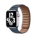 O Ozone Leather Magnetic Loop Strap for Apple Watch Band 42mm 44mm 45mm, Fashionable Replacement Bracelet Strap For iWatch Series 7 6 5 4 3 2 1 SE, Men Women (Dark Blue) - SW1hZ2U6NjI4OTAx