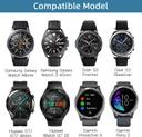 سوار ساعة سامسونج (حزام ساعة) جلد طبيعي 22 مم – أسود  O Ozone Strap Compatible With Samsung Galaxy Watch 3 - SW1hZ2U6NjI5MTkw