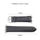 حزام ساعة أبل جلد 38/40/41 مم - رمادي داكن   O Ozone Leather Strap Compatible with Apple Watch - SW1hZ2U6NjI4OTg4