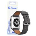 O Ozone Leather Strap Compatible with Apple Watch Strap 38mm 40mm 41mm Premium Leather Strap Replacement Watch Band Quick Release Buckle Wristband for iWatch Strap Series 7/6/SE/5/4/3/2/1 (Dark Grey) - SW1hZ2U6NjI4OTg2