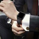 حزام ساعة أبل جلد 42/44/45 مم – رمادي  O Ozone Strap Compatible with Apple Watch - SW1hZ2U6NjI5MTUz