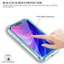 O Ozone Marble Bundle for iPhone 13 Pro Max Case + Air Pods 3rd Generation Case, Full-Body Smooth Gloss Finish Marble Shockproof Bumper Stylish Cover for Women Girls (Blue) - SW1hZ2U6NjI5NTUy