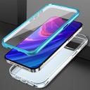 O Ozone Marble Bundle for iPhone 13 Pro Max Case + Air Pods 3rd Generation Case, Full-Body Smooth Gloss Finish Marble Shockproof Bumper Stylish Cover for Women Girls (Blue) - SW1hZ2U6NjI5NTU0