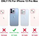 O Ozone Marble Bundle for iPhone 13 Pro Max Case + Air Pods 3rd Generation Case, Full-Body Smooth Gloss Finish Marble Shockproof Bumper Stylish Cover for Women Girls (Purple) - SW1hZ2U6NjI5NTc2