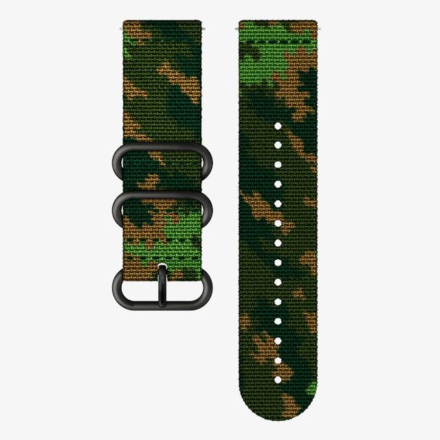 O Ozone Woven Nylon Strap Compatible with Samsung Galaxy Watch 3 45mm / Galaxy Watch 46mm / Gear S3 Frontier / Classic / Watch GT 2 46mm Bands, 22mm Quick Release Replacement Strap Band - Army Green - SW1hZ2U6NjMzMzI4